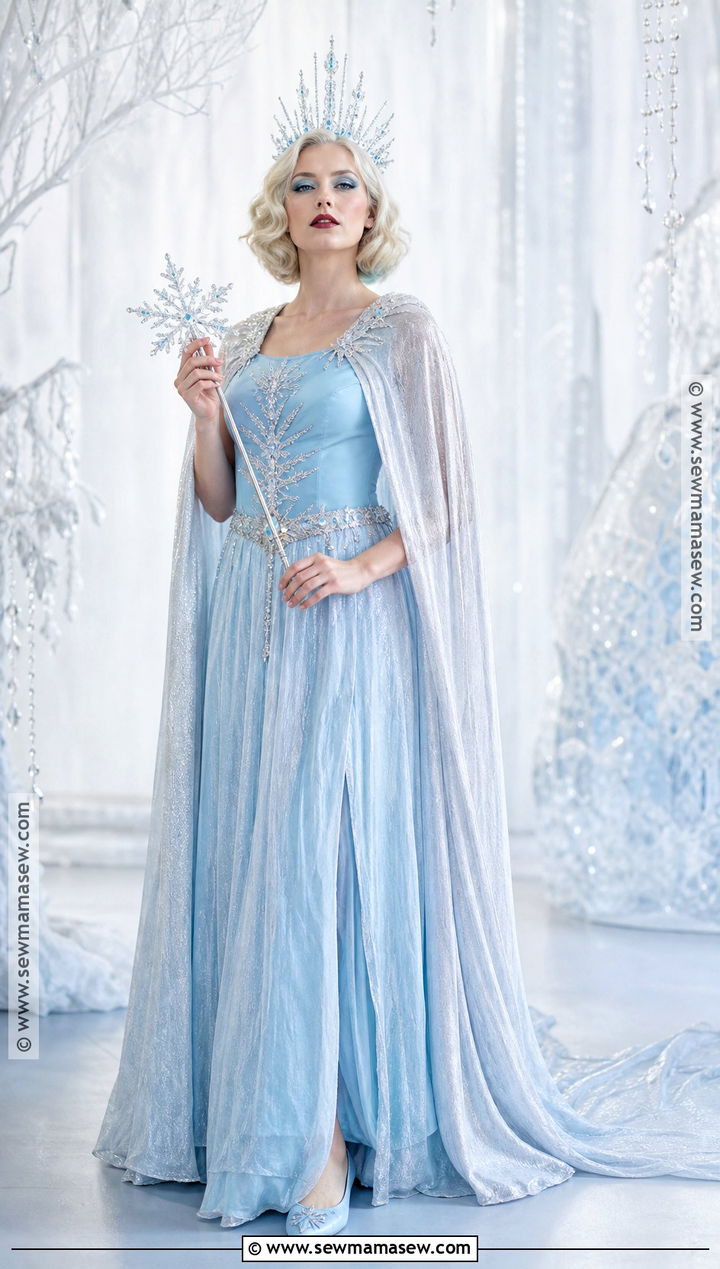 Blue Ice Queen Costume - 30 Blonde Bob Costume Ideas