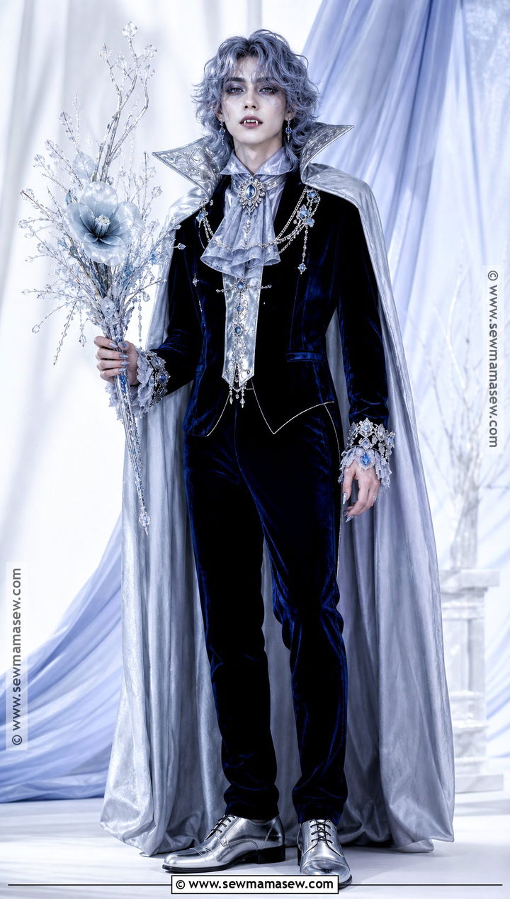 Blue Ice Vampire Costume - 50 vampire costume ideas