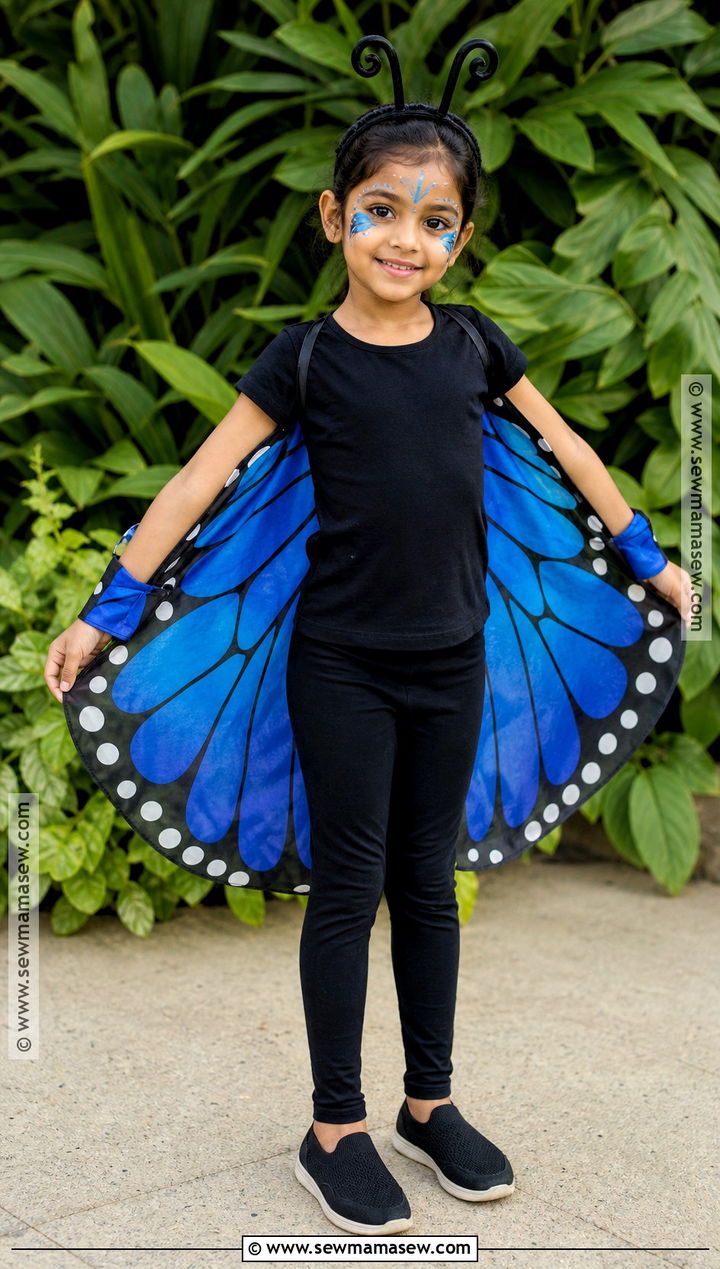 Blue Morpho Butterfly Costume For Kids - 35 butterfly costume ideas for kids