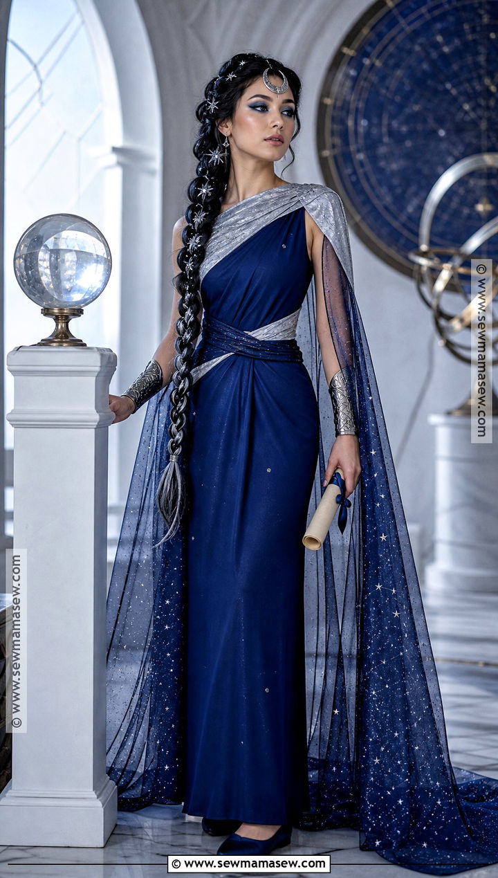 Blue Phoebe Titan Costume - 40 greek goddess halloween costume ideas