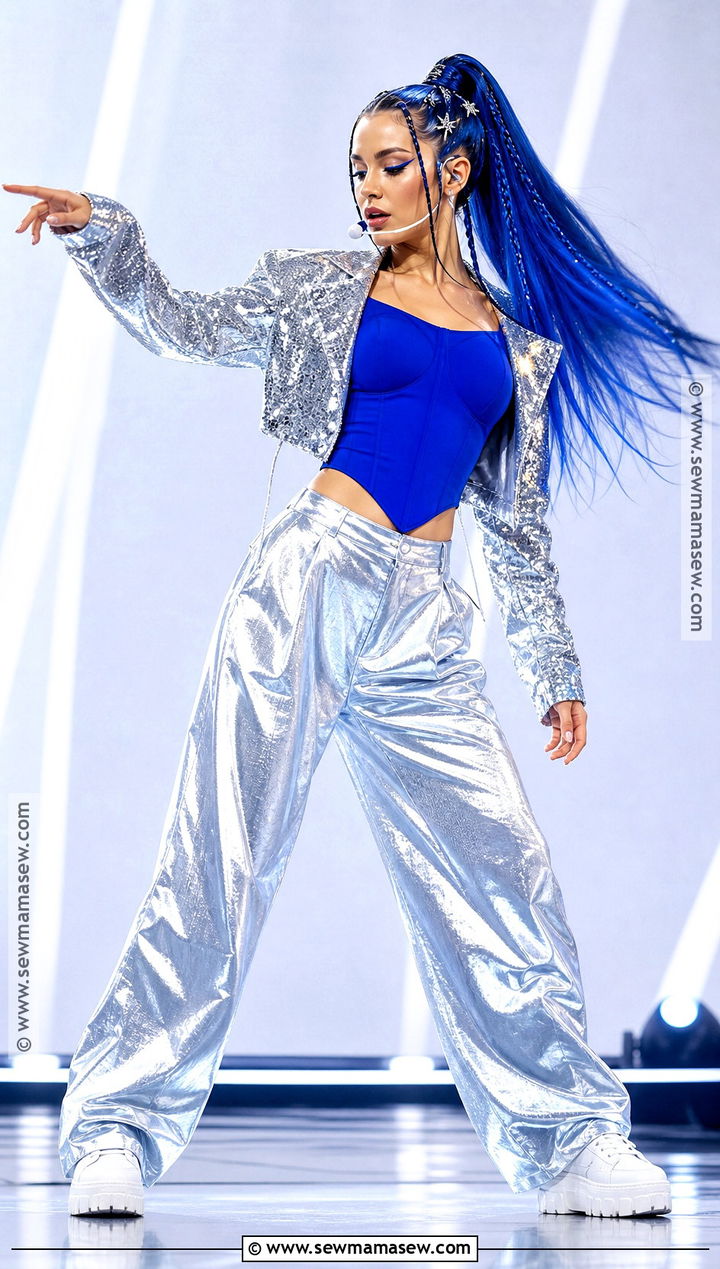 Blue Pop Star Costume - 35 blue hair halloween costumes ideas