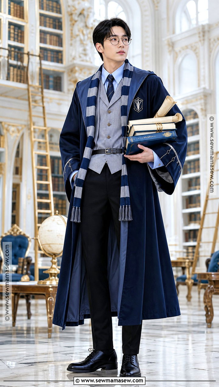 Blue Scholar Warlock Costume - 30 warlock costume ideas