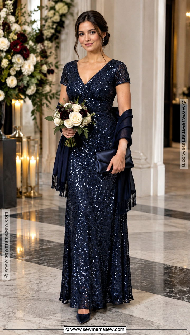 Blue Sequin Bridesmaid Dress - 15 October Bridesmaid Dresses Blue