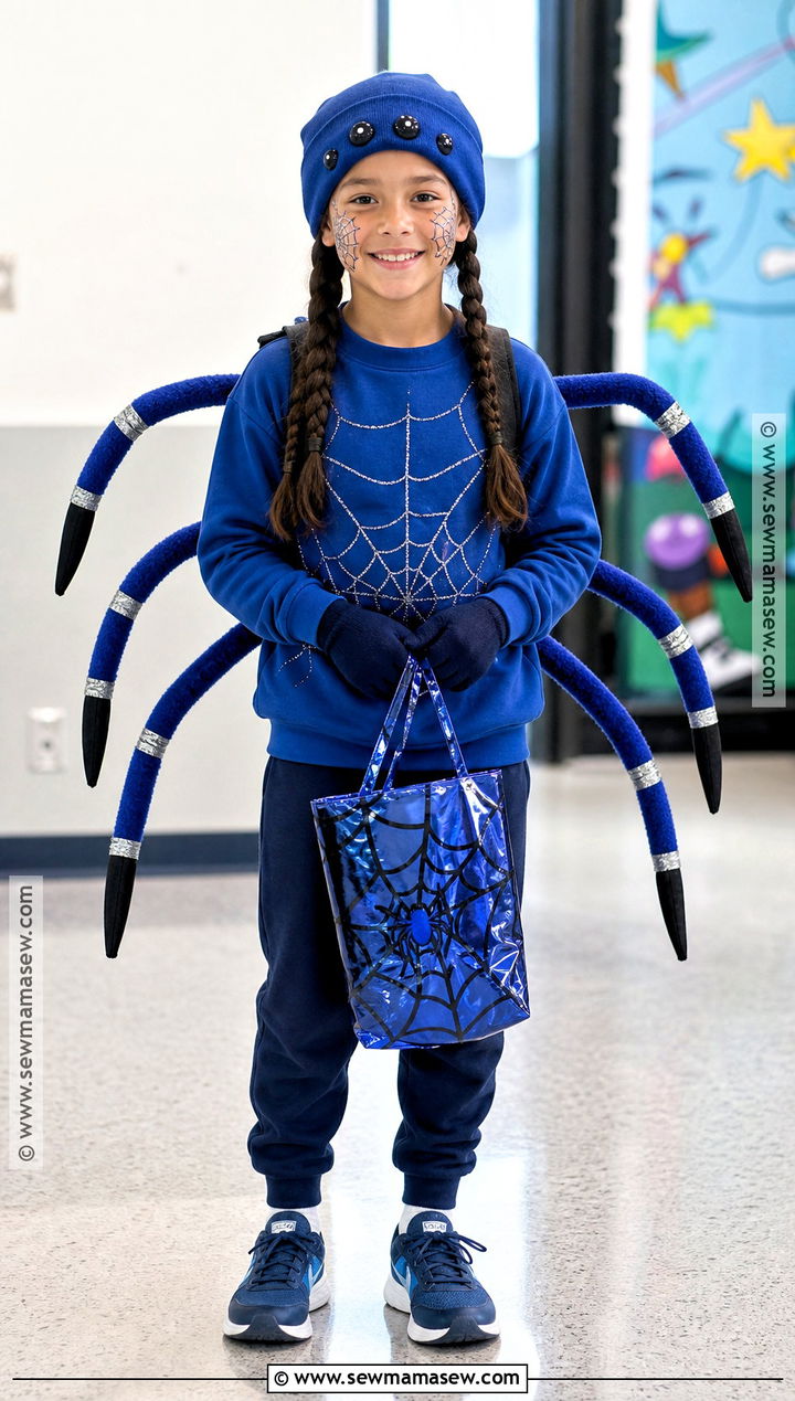 Blue Spider Costume - 30 spider costume ideas for kids