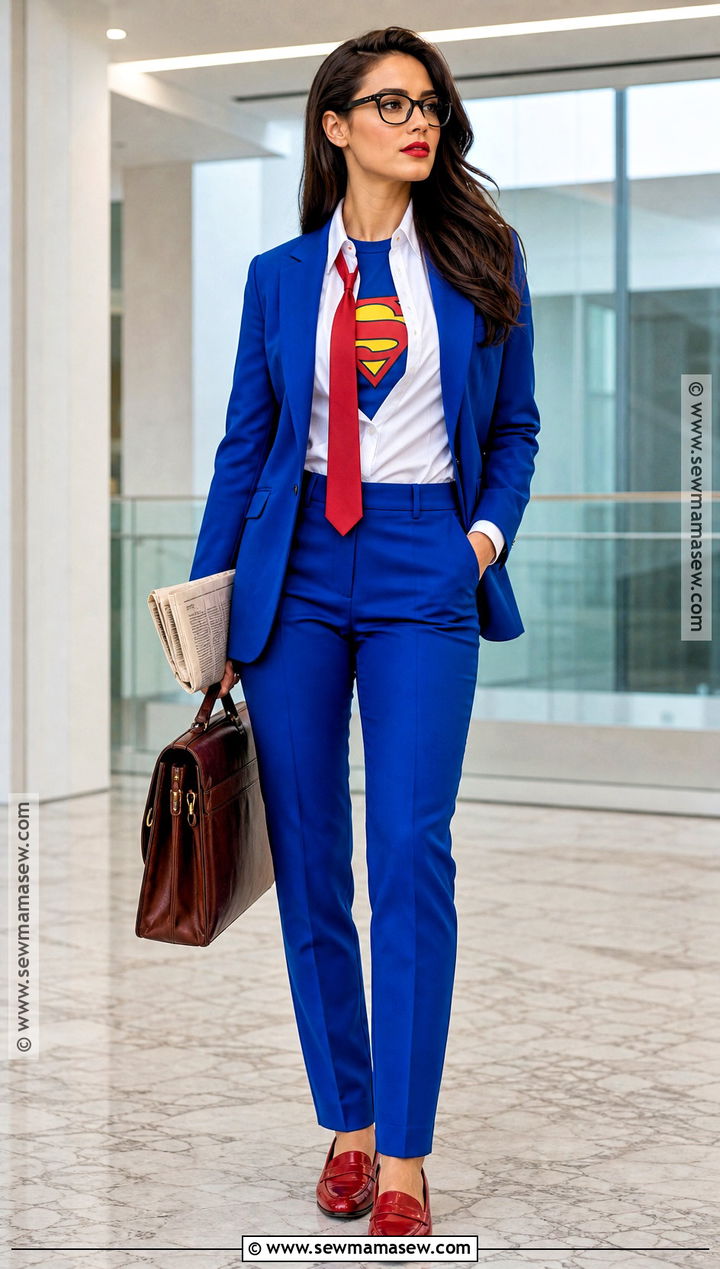 Blue Suit Clark Kent Costume - 35 Clark Kent Costume Ideas for Women
