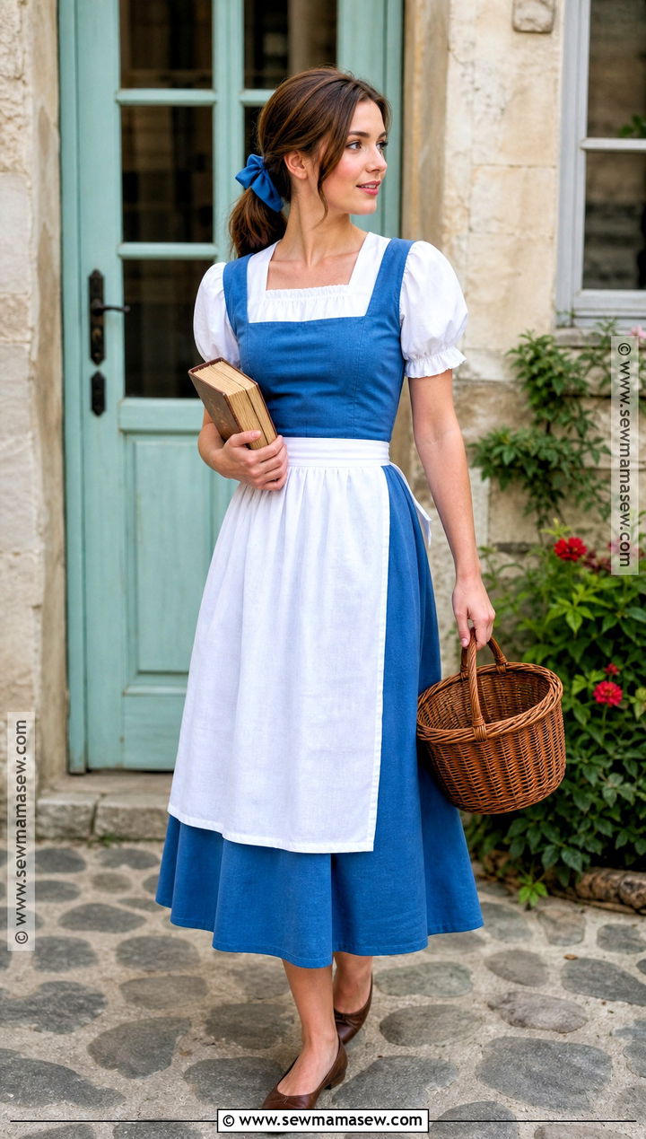 Blue Village Belle Costume - 45 belle halloween costume ideas