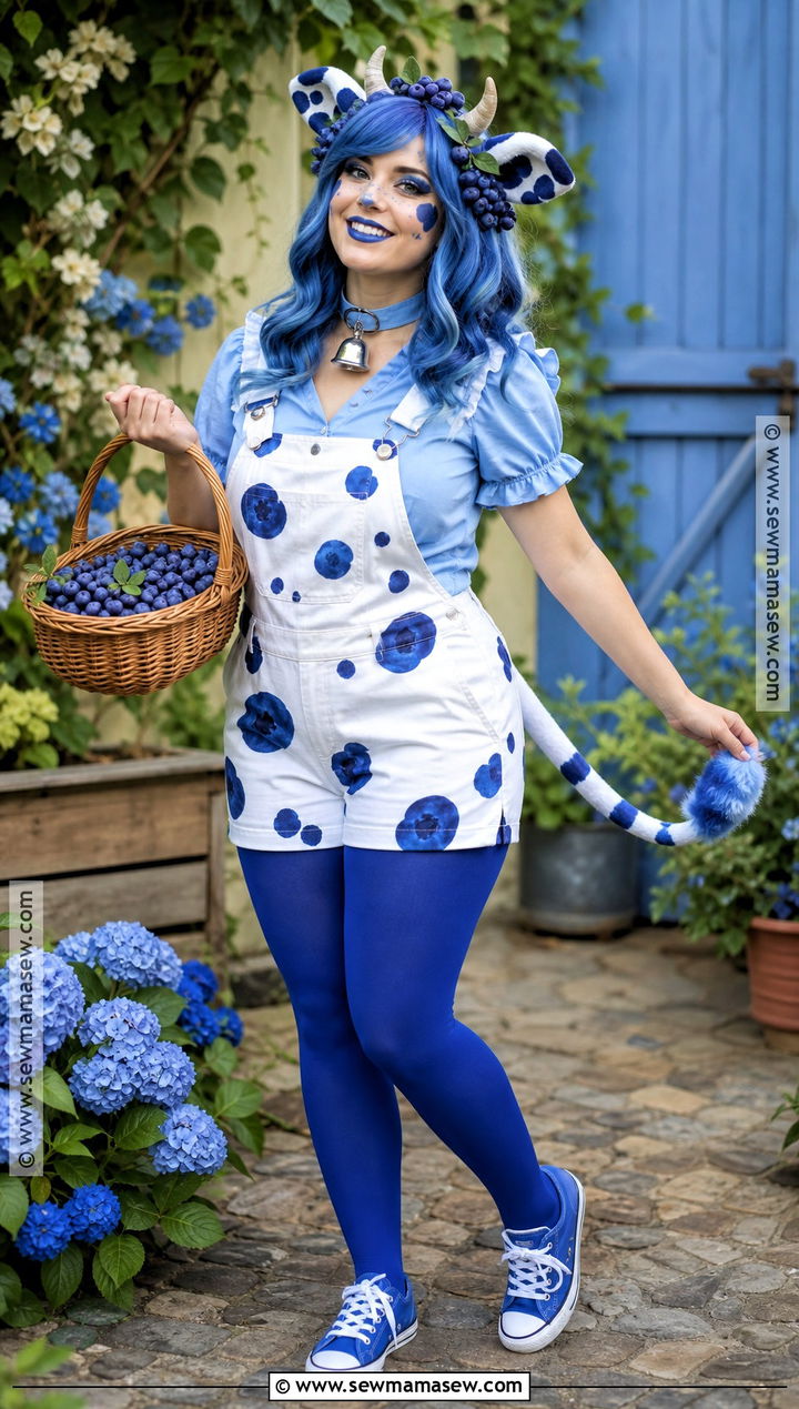 Blueberry Cow Cosplay - 30 cow cosplay ideas