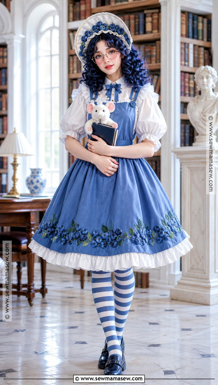 Blueberry Muffin Costume With Blue Bonnet - 35 strawberry shortcake characters costumes