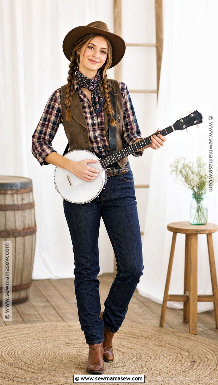 Bluegrass Musician Country Costume - 30 Country Halloween Costumes