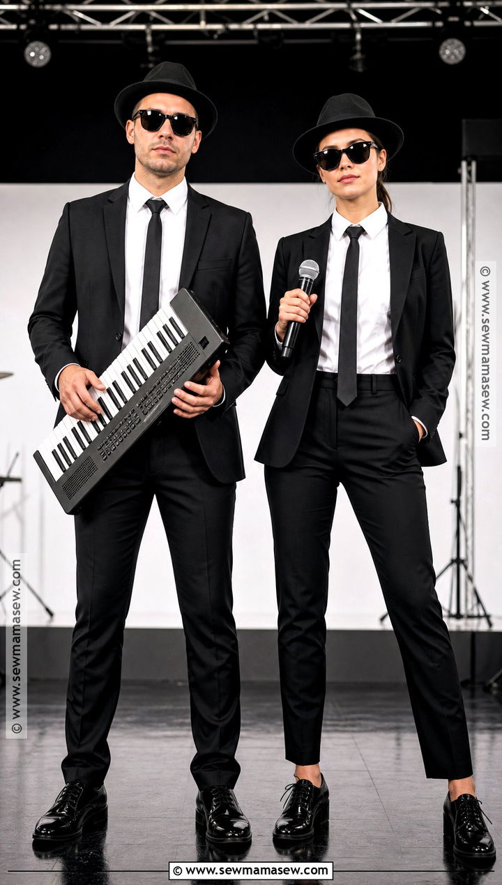 Blues Brothers Duo Costume - 35 80s halloween costumes
