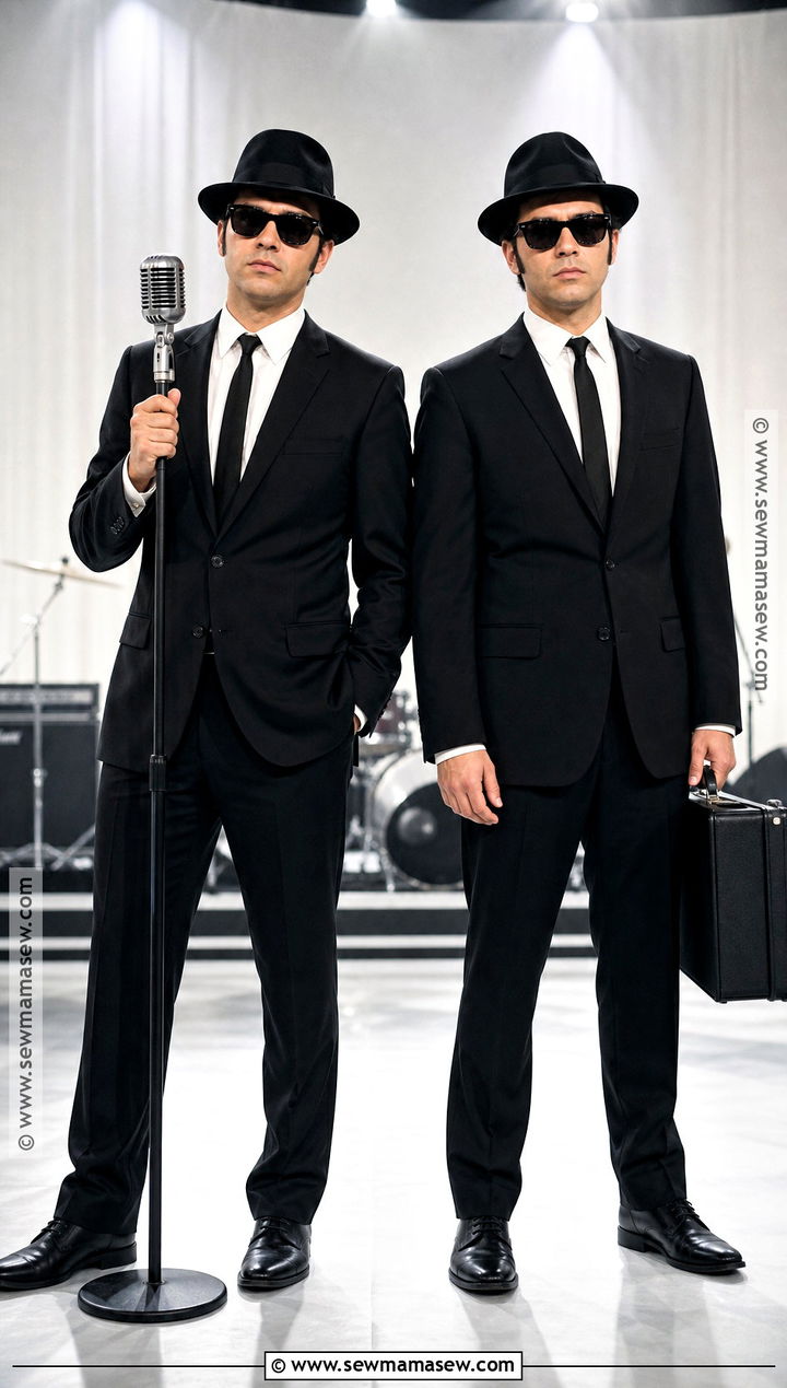 Blues Brothers Duo Costume - 30 80s movies costumes