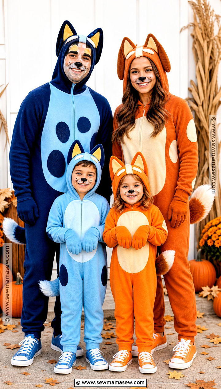 Bluey Family Costume - 35 bluey costume ideas