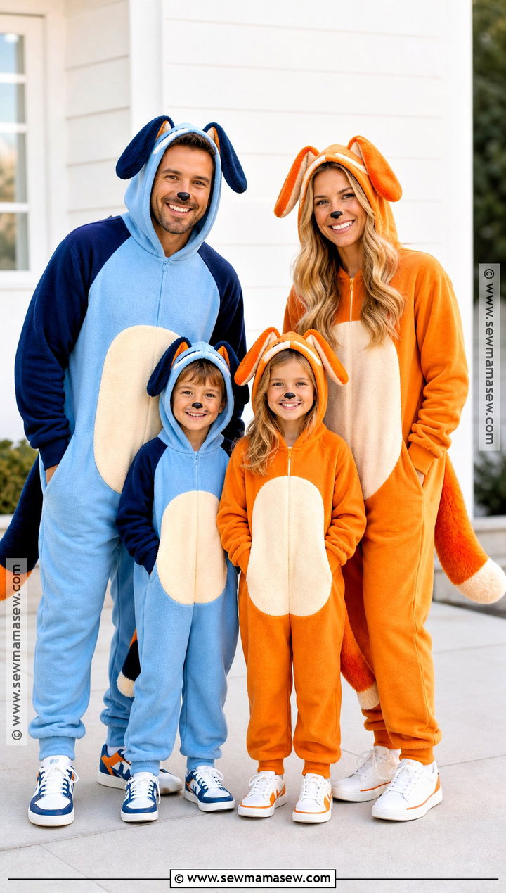 Bluey Family Costume - 35 family halloween costume ideas