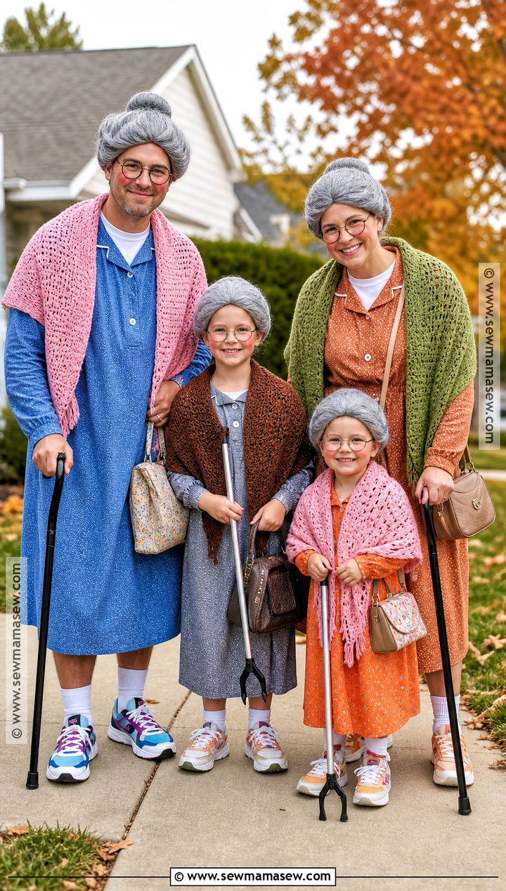 Bluey Grannies Family Costume - 30 bluey grannies costume ideas