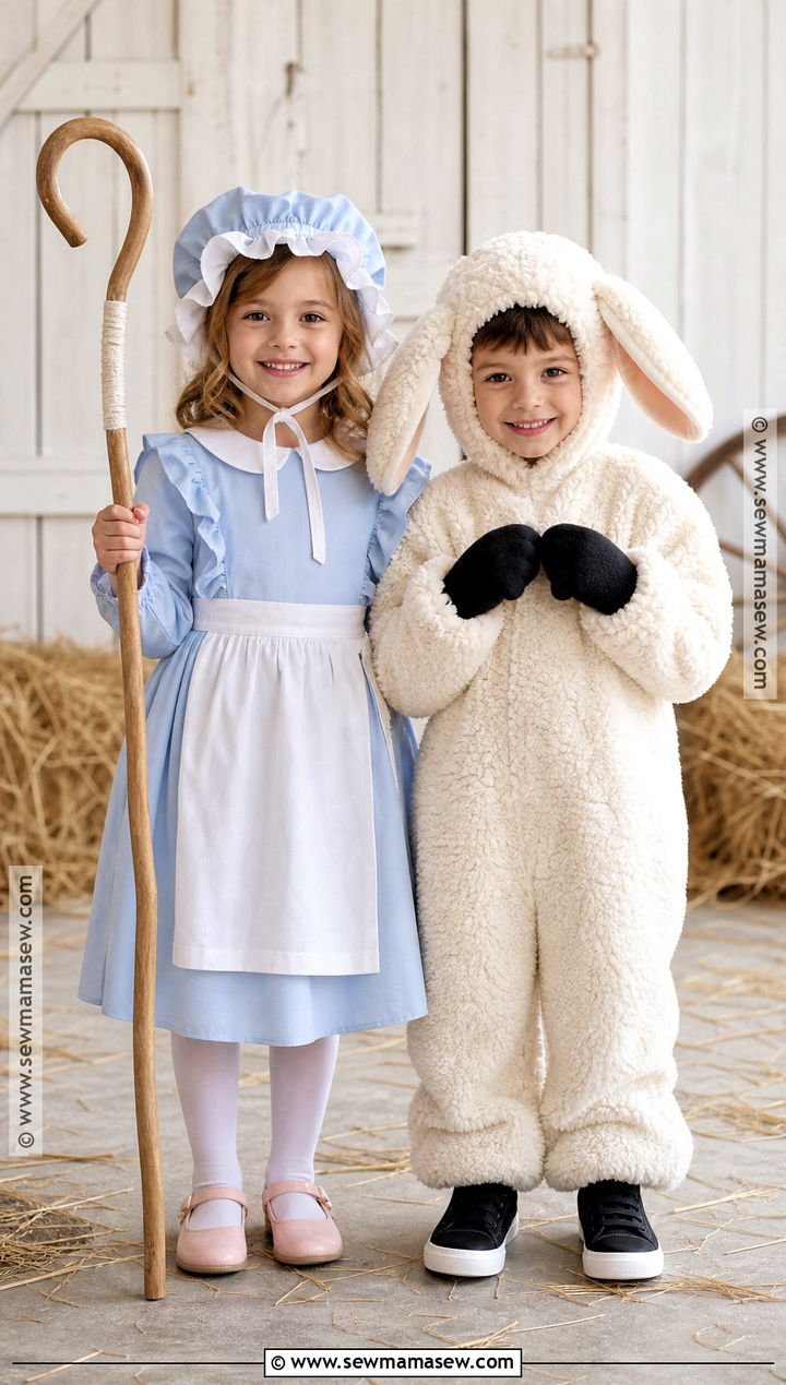 Bo Peep And Sheep Costume - 35 boy and girl halloween costumes
