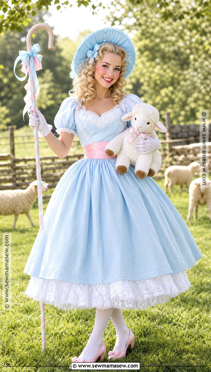 Bo Peep Blue Dress Costume - 30 blue dress costume ideas