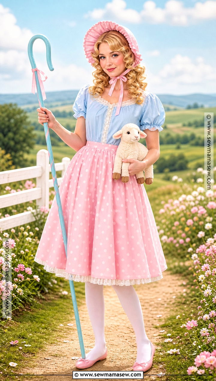 Bo Peep Costume - 30 halloween blonde costume ideas