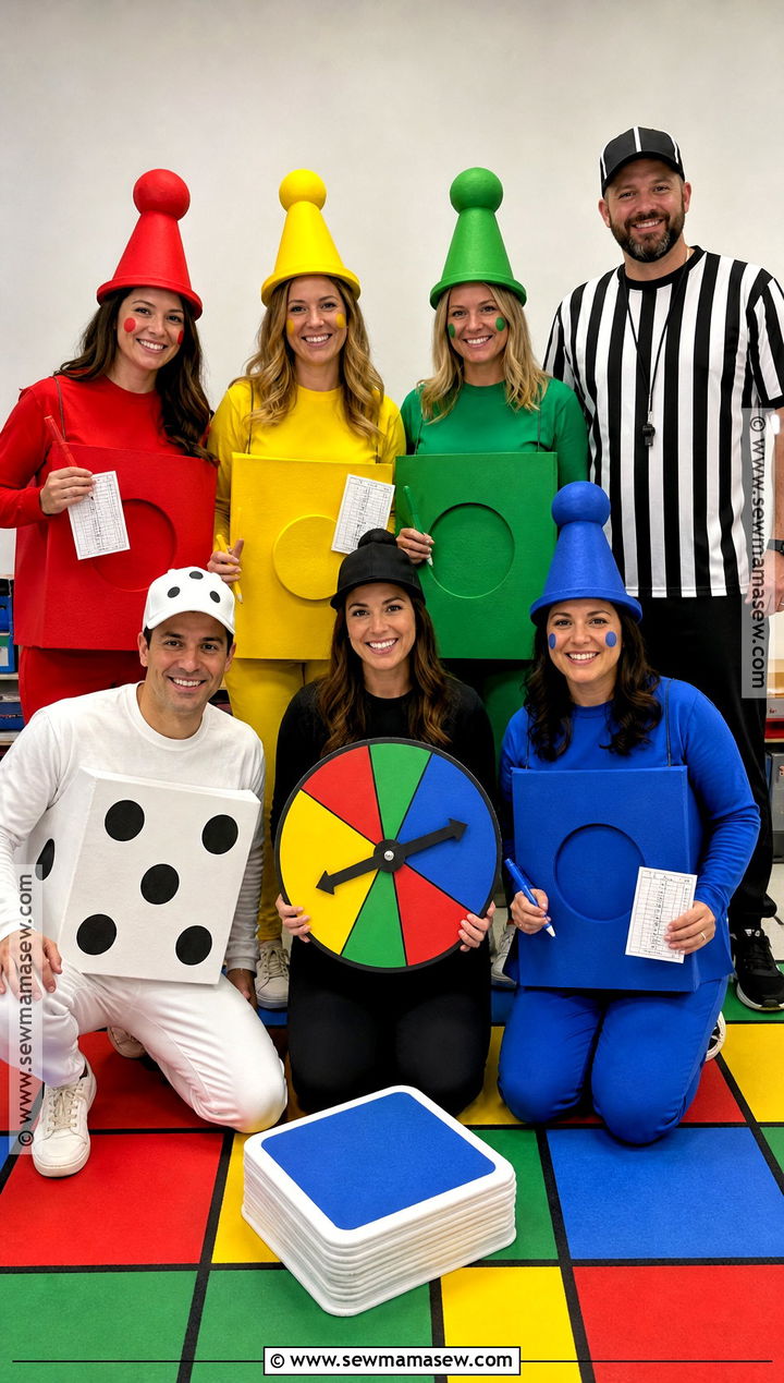 Board Game Piece Teacher Team Costume - 30 Teacher Team Halloween Costumes