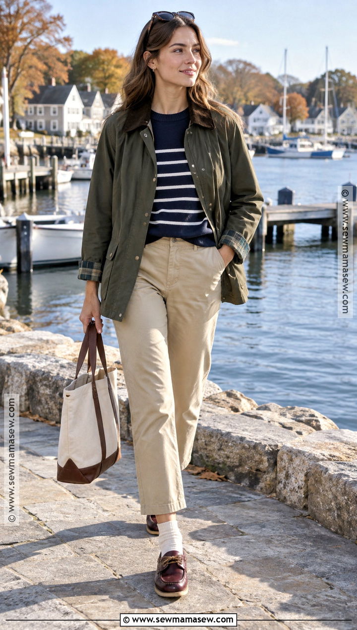 Boat Shoes With Chinos Outfit - 20 cute shoes for fall