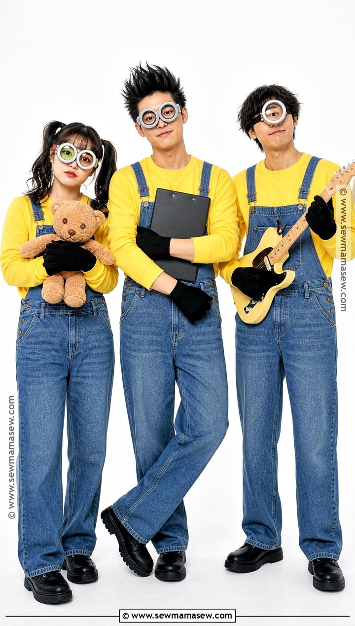 Bob Kevin And Stuart Trio Costume - 30 minons outfit costume ideas