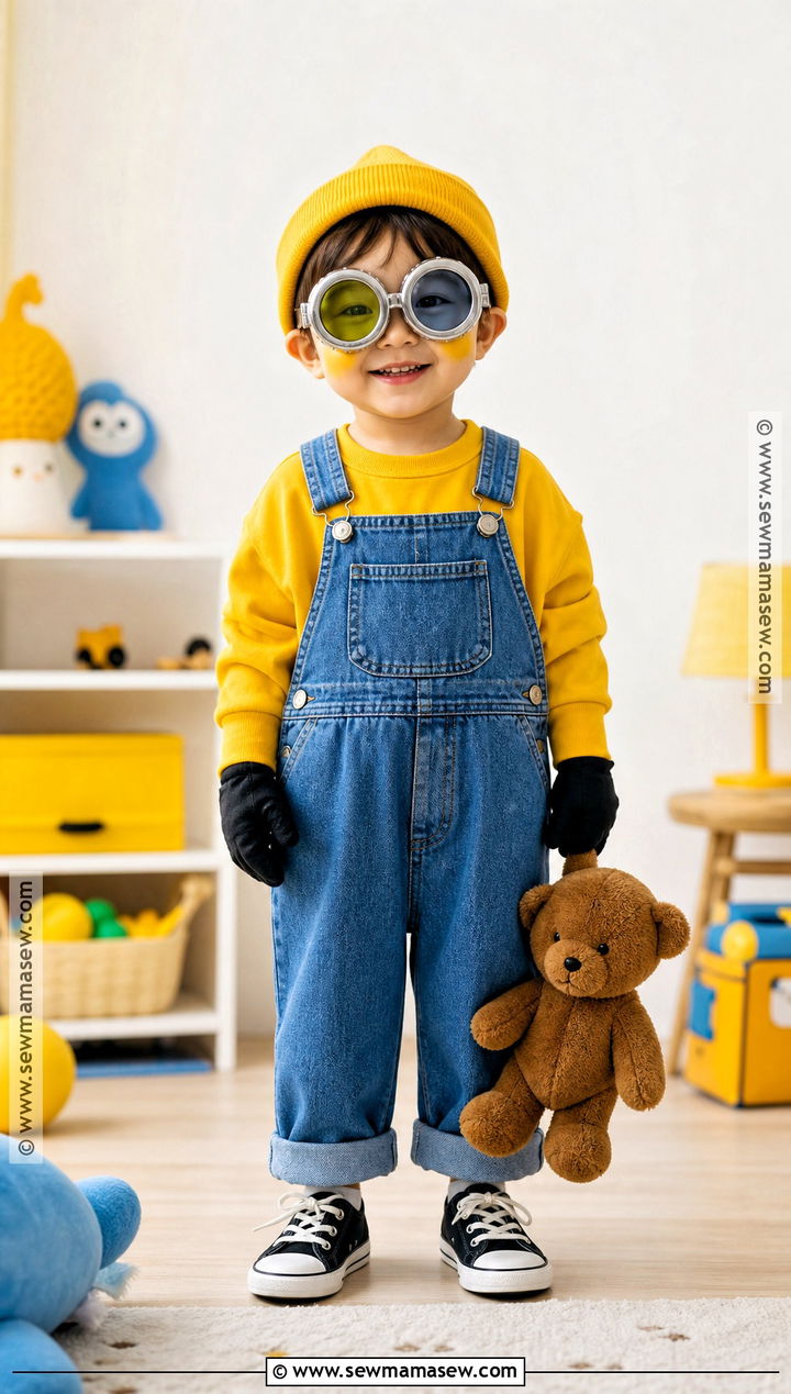 Bob Minion Costume With Teddy Bear - 30 dispical me characters costumes
