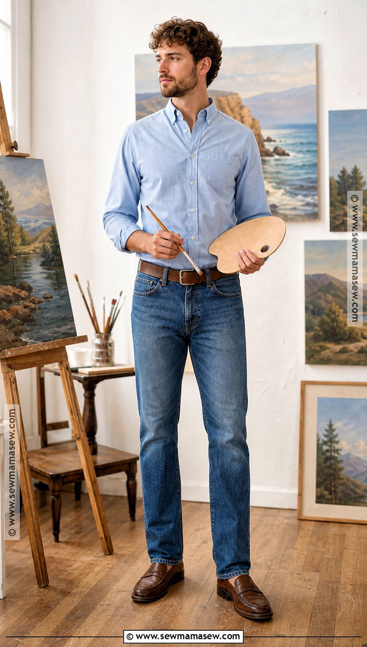 Bob Ross Costume With Brown Curly Hair - 30 curly hair costumes halloween