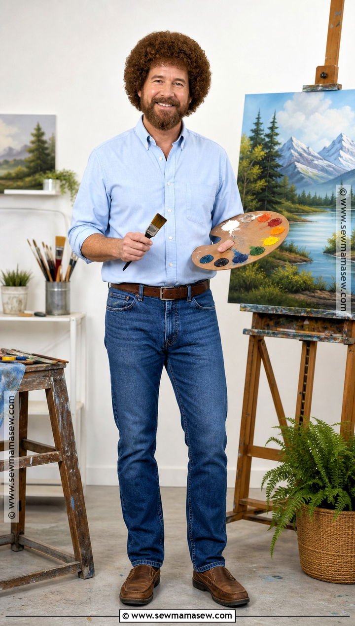 Bob Ross Painter Costume - 35 Halloween Costume Ideas for Men