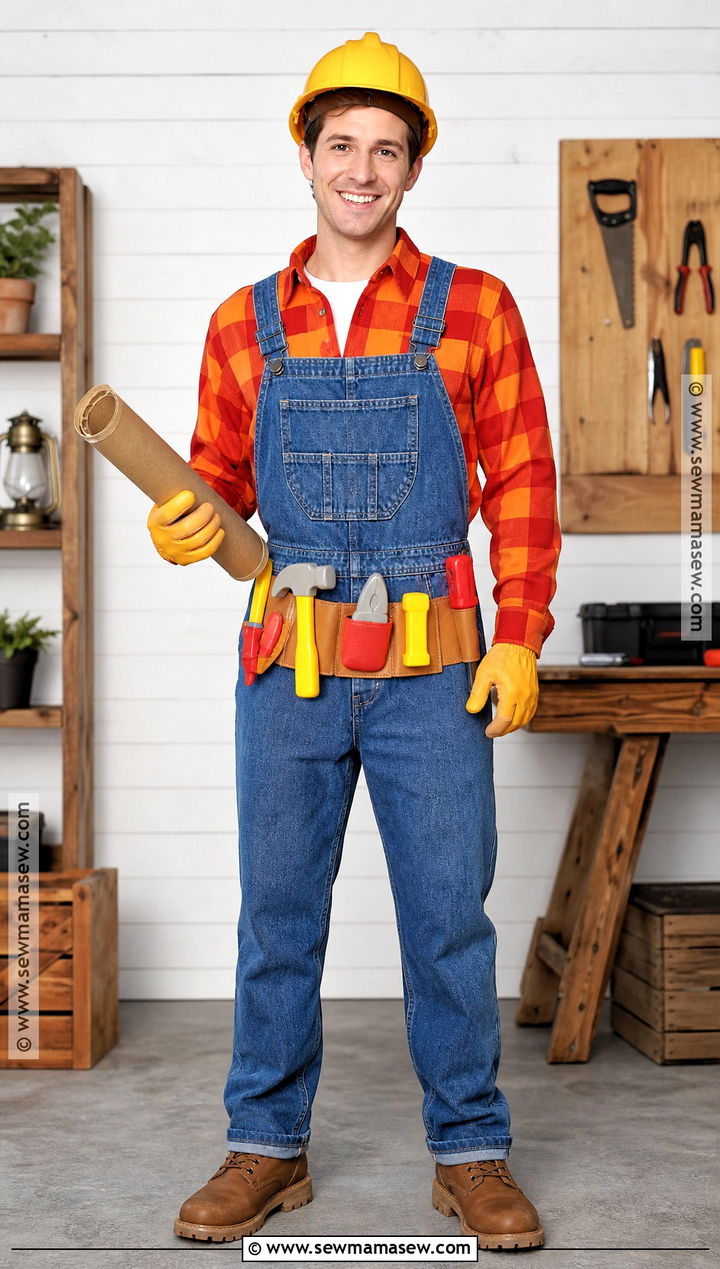 Bob The Builder Costume With Overalls - 30 halloween costumes with overalls