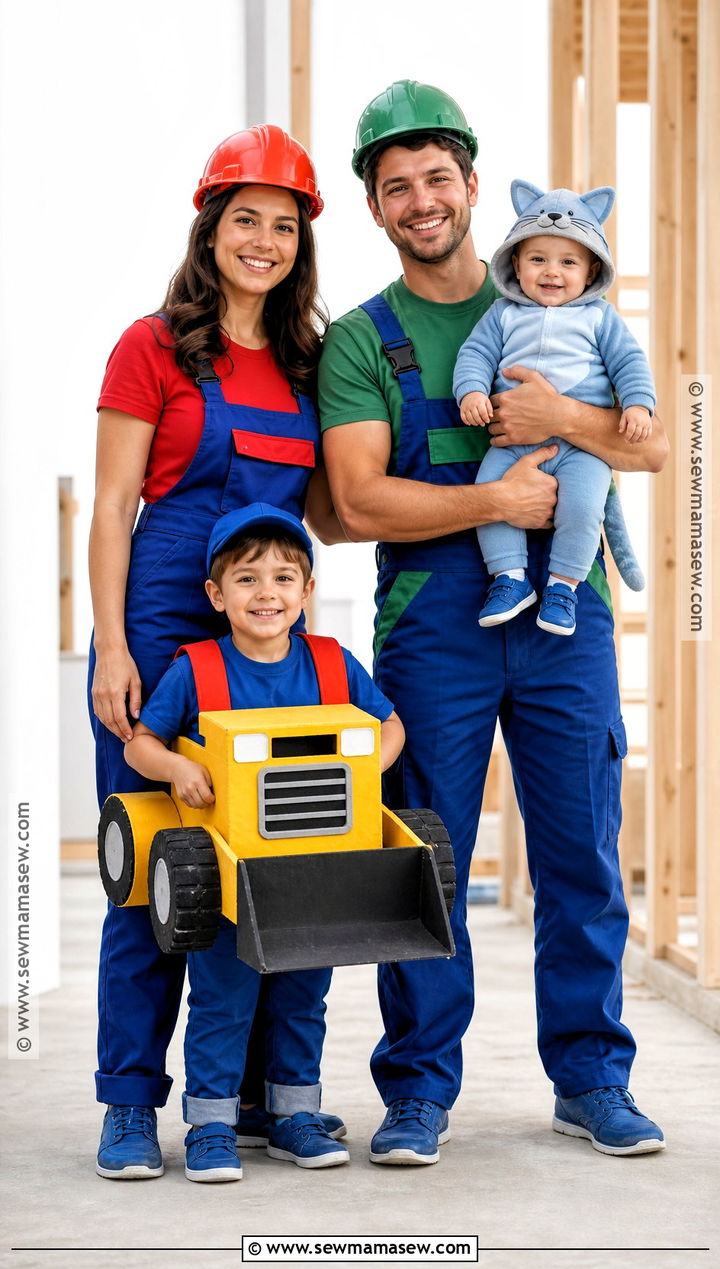 Bob the Builder Family Costume - 35 bob the builder costume ideas