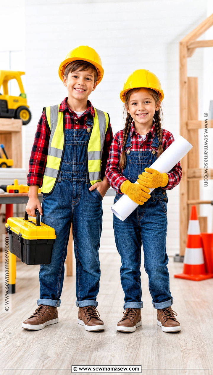 Bob the Builder Sibling Costume - 35 bob the builder costume ideas