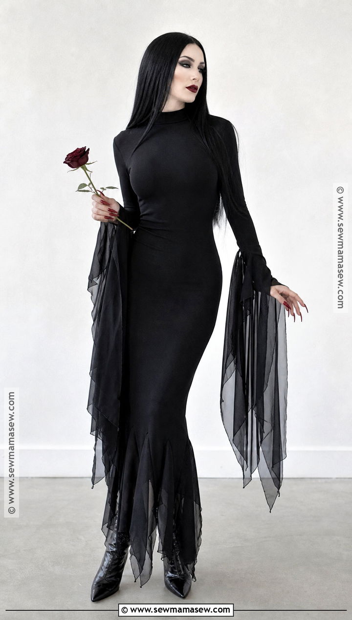 Bodycon Morticia Addams Costume - 45 morticia addams costume ideas