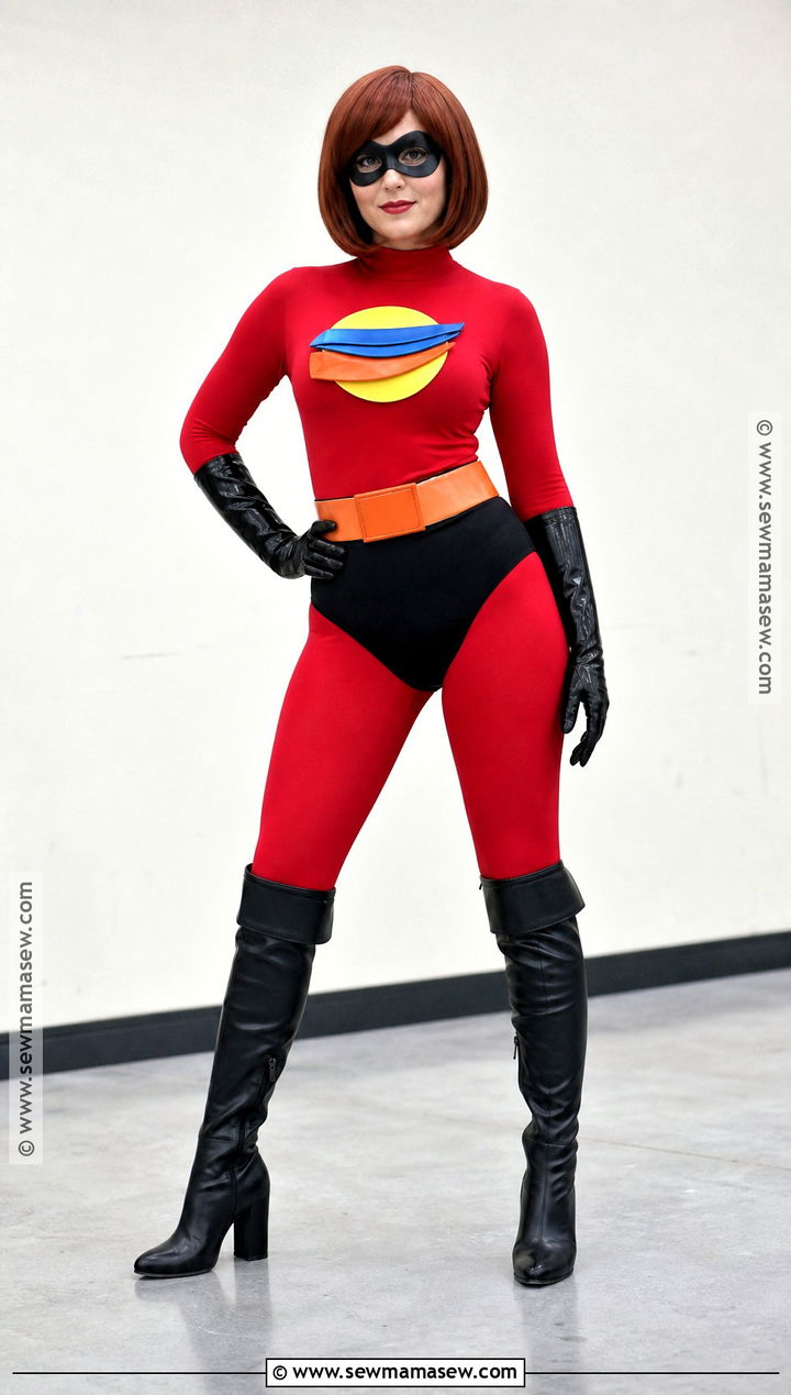 Bodysuit And Shorts Mrs Incredible Costume - 35 mrs incredible costume ideas
