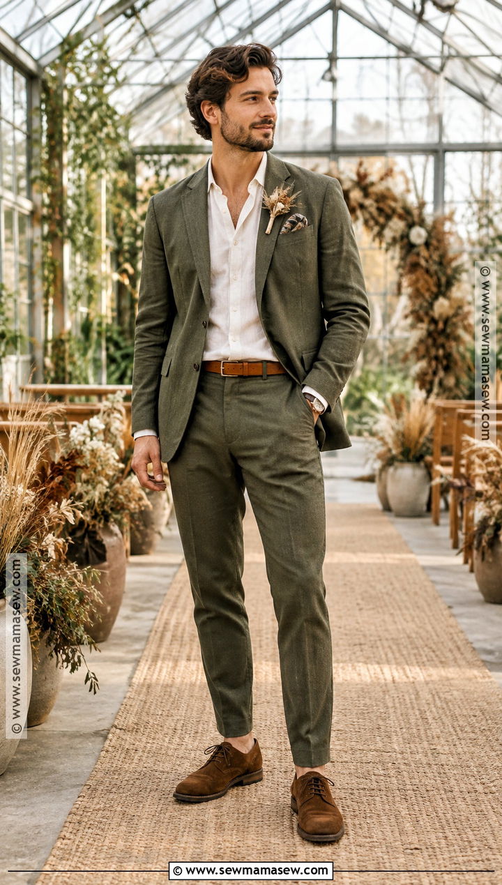 Boho Fall Groom Attire - 25 fall wedding groom attire ideas