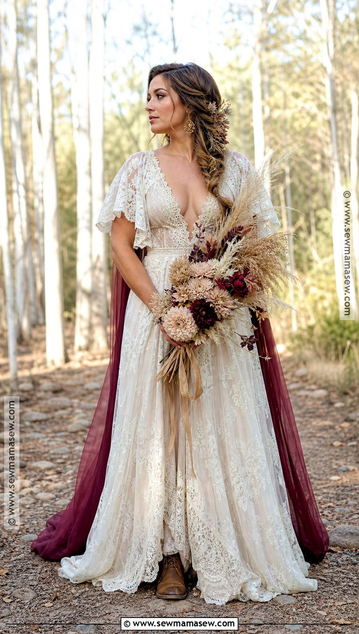 Boho Halloween Wedding Dress - 30 halloween wedding dresses