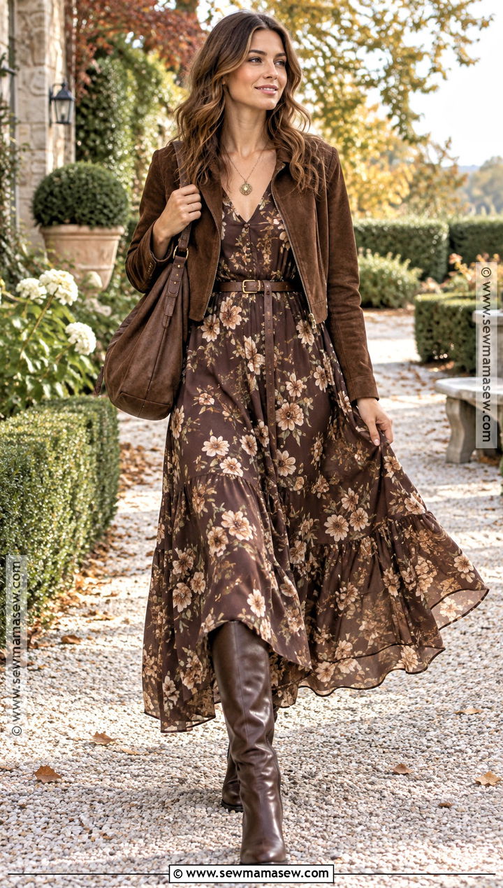 Boho Maxi Dress Autumn Outfit - 15 Style Autumn Ideas 2026