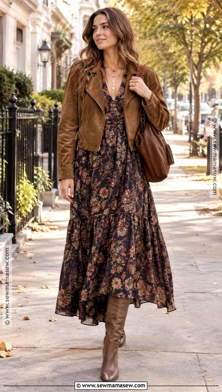 Boho Maxi Dress Outfit - 20 autumn winter 2026 fashion trends