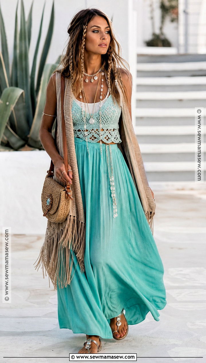Boho Mermaid Outfit - 35 mermaid halloween outfit ideas