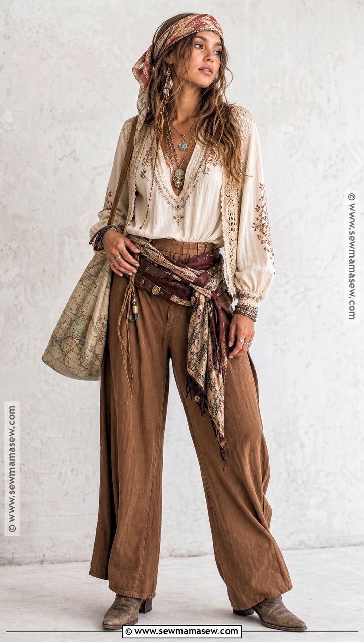 Boho Pirate Costume - 50 pirate costume ideas for women