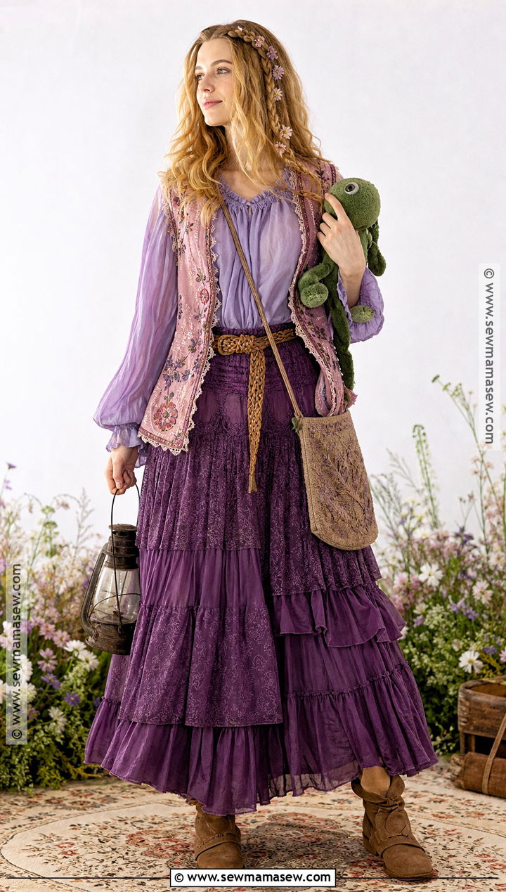 Boho Rapunzel Costume - 40 repunzle costume idea