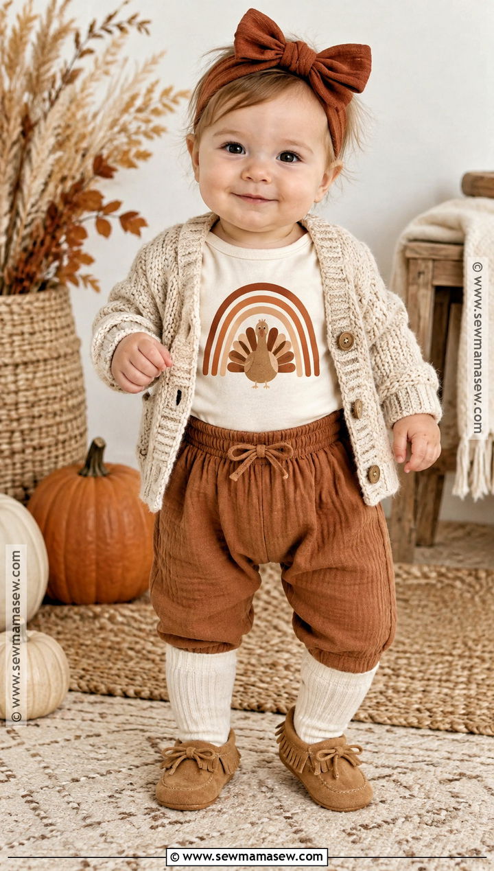 Boho Thanksgiving Onesie Outfit - 20 thanksgiving onesie ideas