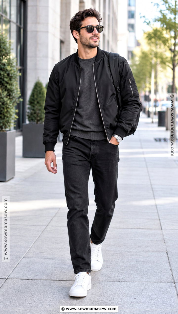 Bomber Jacket Fall Outfit - 30 fall outfits for men