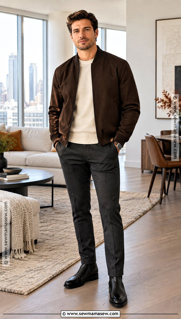 Bomber Jacket Thanksgiving Outfit - 25 thanksgiving outfit ideas for men