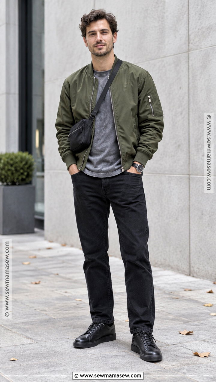 Bomber Jacket With Black Jeans - 20 mens fall jackets