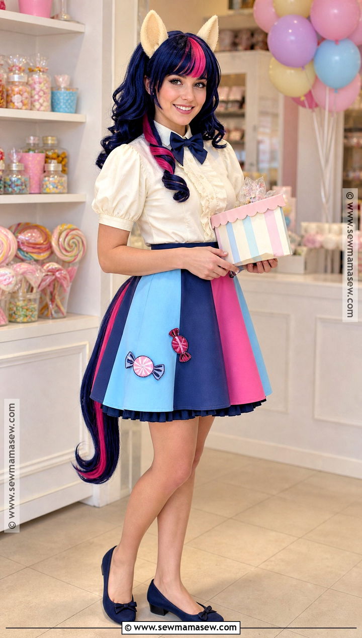 Bon Bon Costume With Blue And Pink Skirt - 30 mlp costume ideas