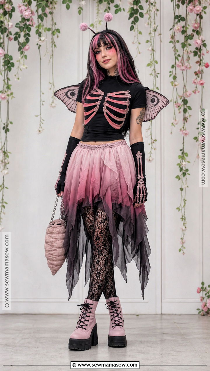 Bonita Femur Cosplay With Moth Wings - 45 monster high cosplay ideas