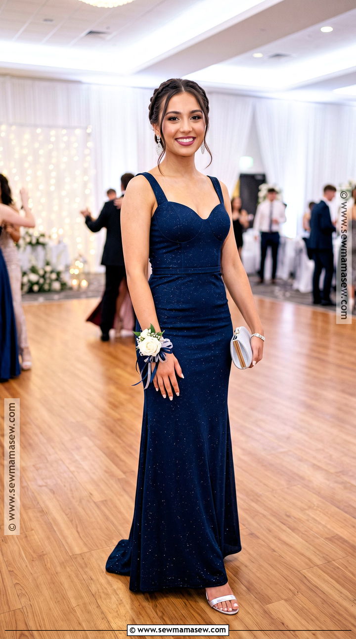Bonnie Bennett Blue Prom Dress Costume - 30 tvd halloween costumes