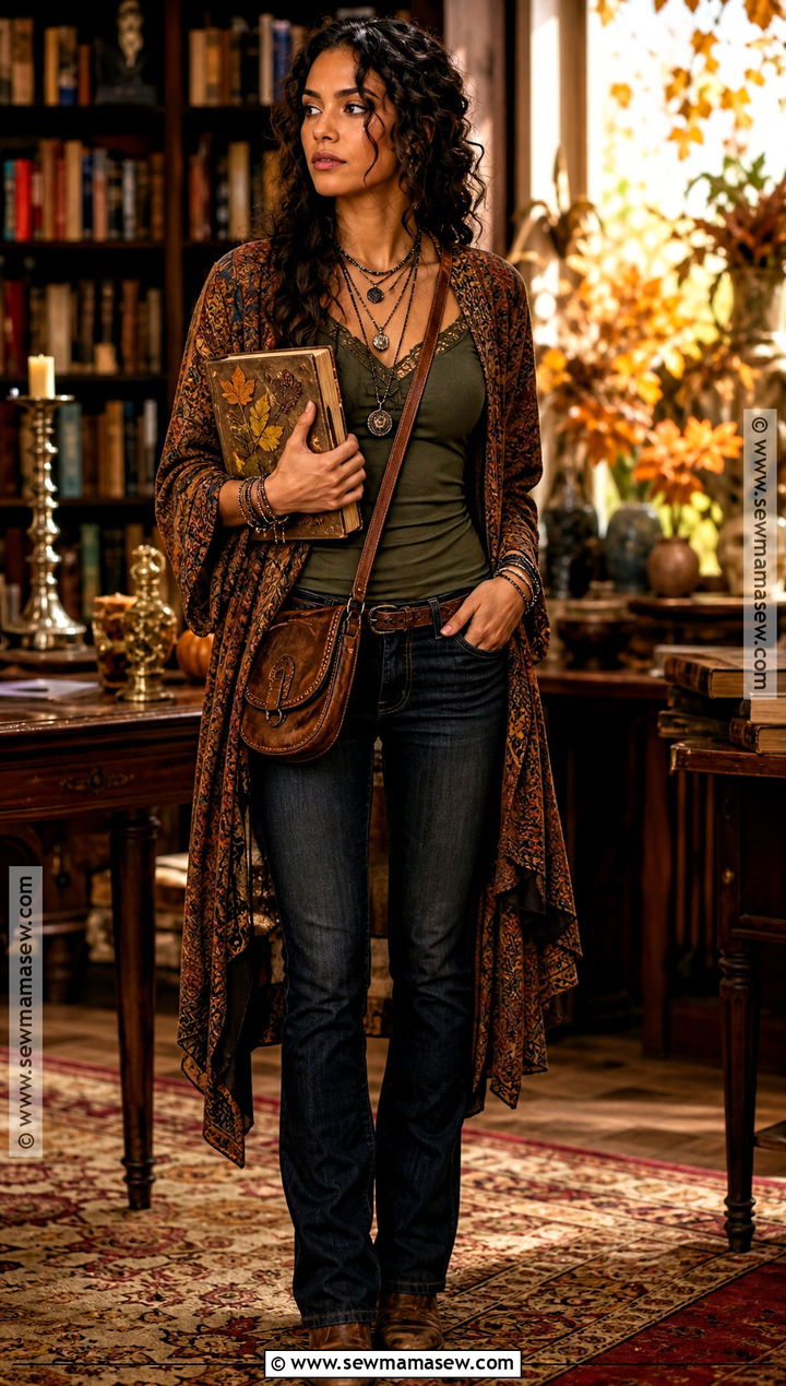Bonnie Bennett Boho Witch Costume - 30 tvd halloween costumes