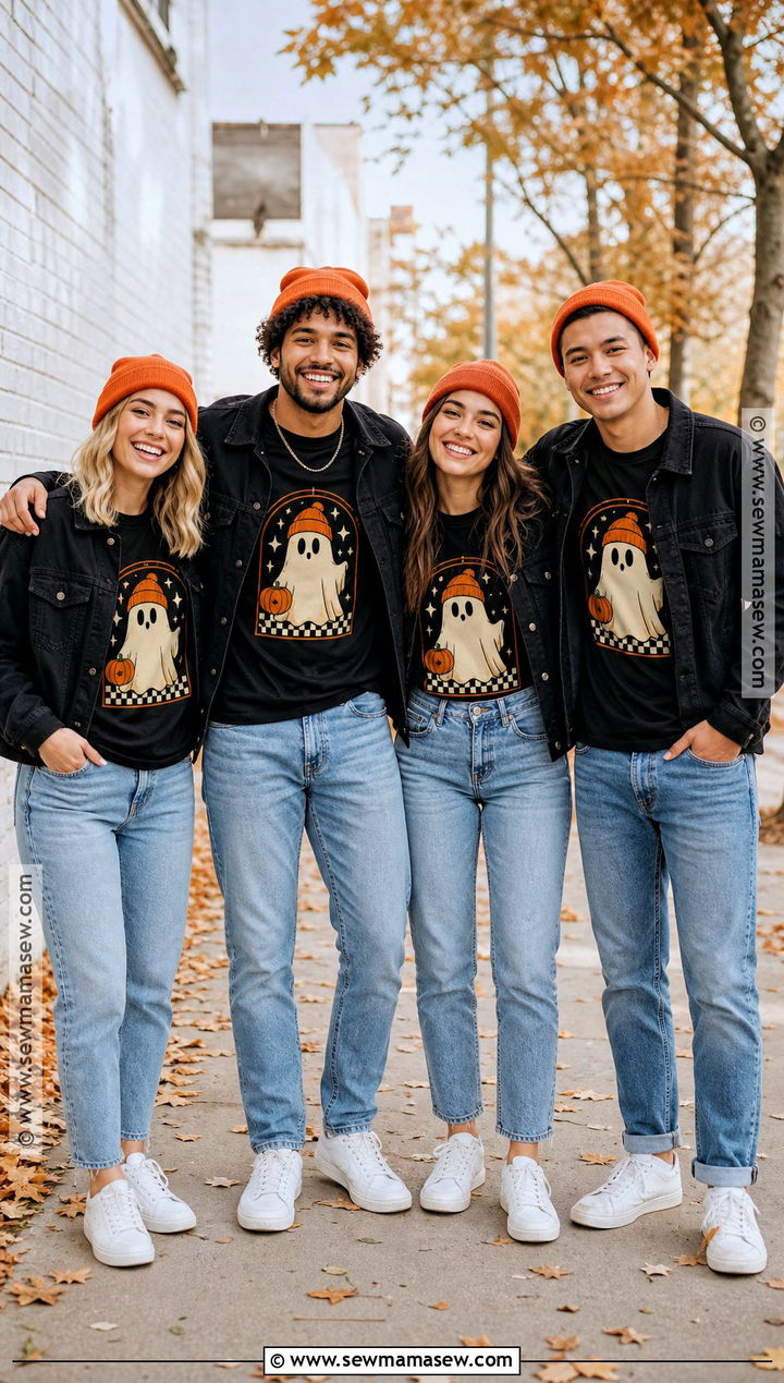 Boo Crew Halloween Shirt - 30 Halloween Shirt Design Ideas