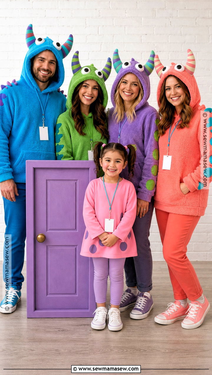 Boo Family Costume With Monster Crew - 35 boo monsters inc costume ideas