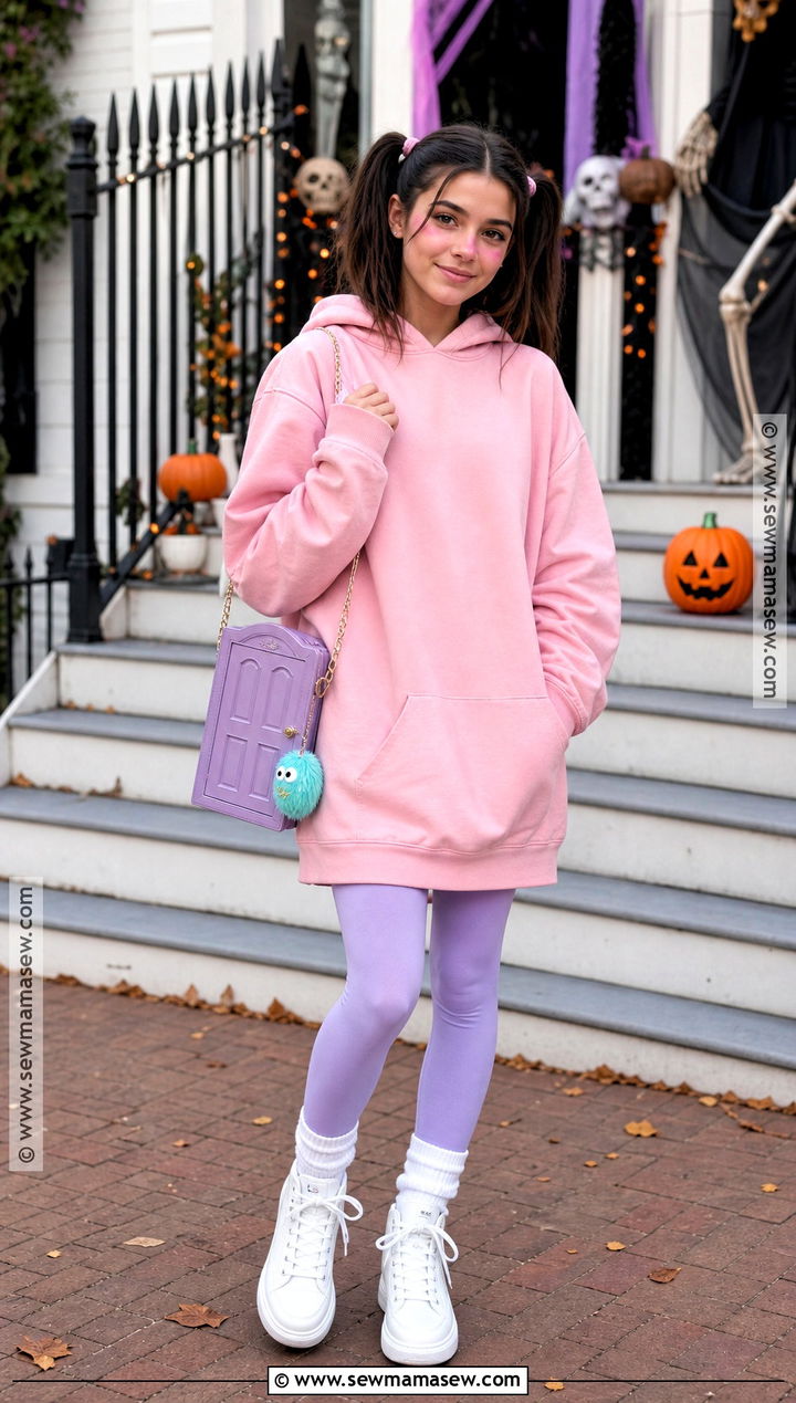 Boo Hoodie Costume With Pigtails - 35 boo monsters inc costume ideas